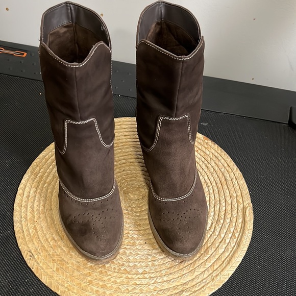 American Eagle Southwestern Cowboy Boots Size 7 - Picture 5 of 16